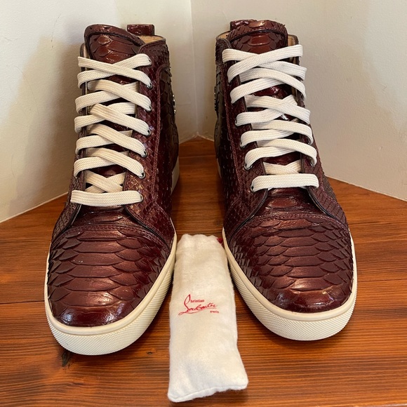 Christian Louboutin Python Crystal Lame Euro 47.5 - Picture 3 of 7